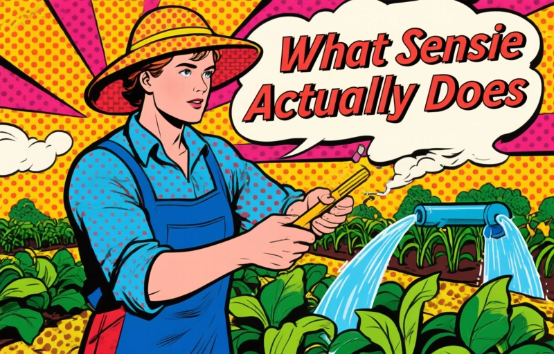 Visual representation of Sensie Raises $550K for Real-Time Plant Sensors in Greenhouses