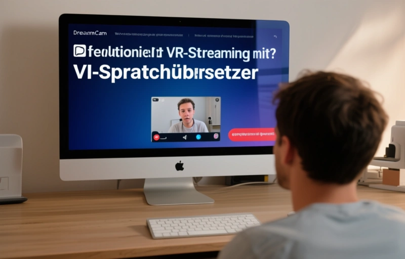 Visuelle Darstellung von DreamCam revolutioniert VR-Streaming mit KI-SprachĂĽbersetzer