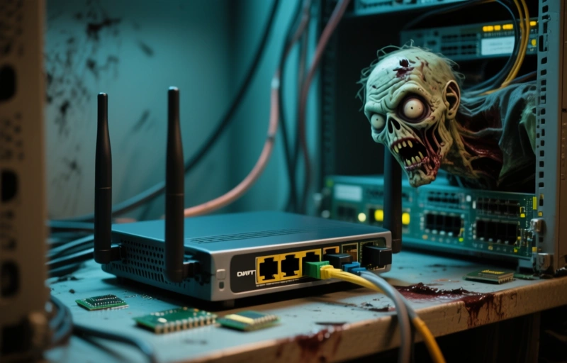 Visual representation of C0XMO Botnet Hits DD-WRT Routers, Wipes Out Rival Malware