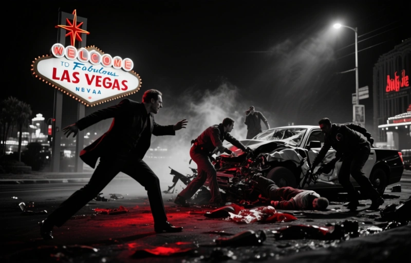 Verfolgungsjagd in Las Vegas: Vier Verletzte nach Unfall