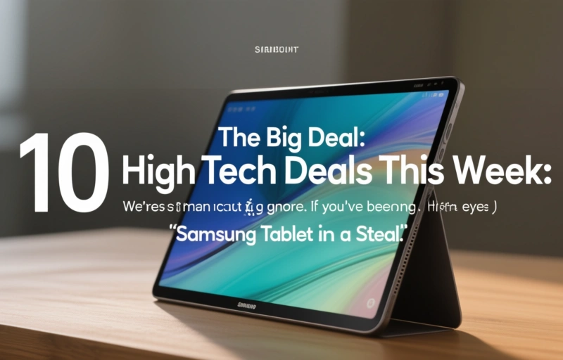Visual representation of 10 High-Tech Deals This Week