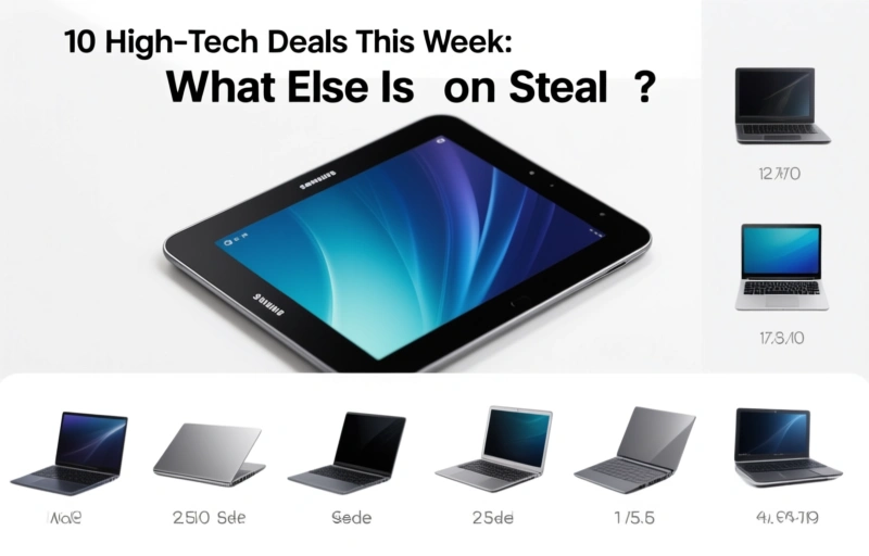 Visual representation of 10 High-Tech Deals This Week