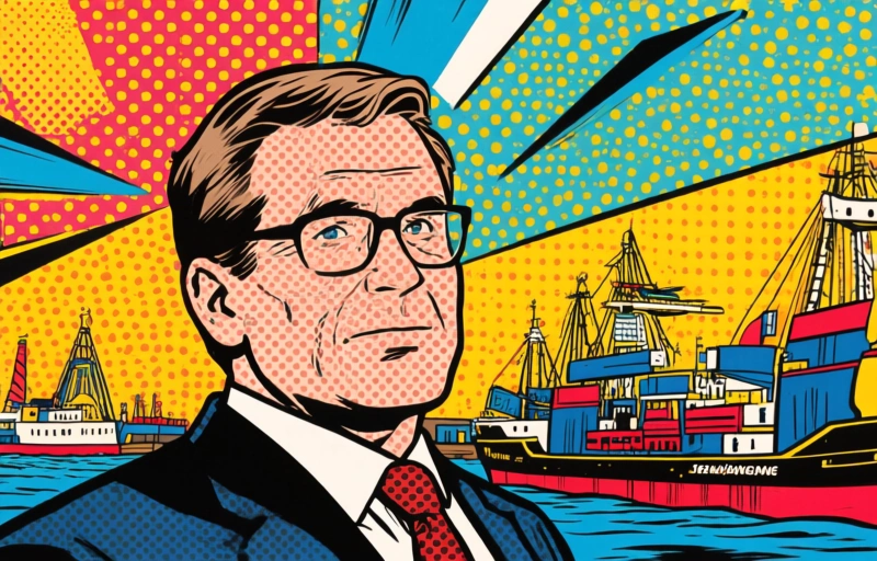 Visuele weergave van De Vlaamse Havencommissie