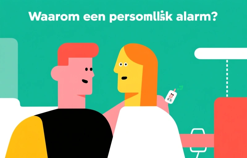 Visuele weergave van Persoonlijk alarm senioren