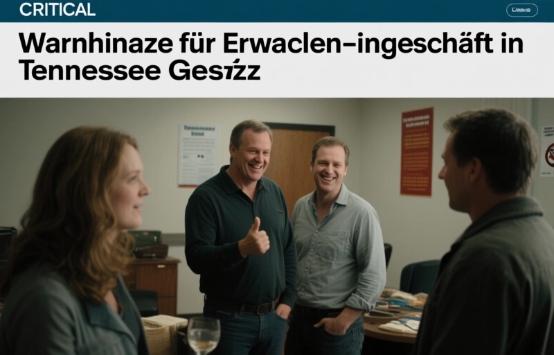 Warnhinweise für Erwachsenengeschäfte in Tennessee Gesetz