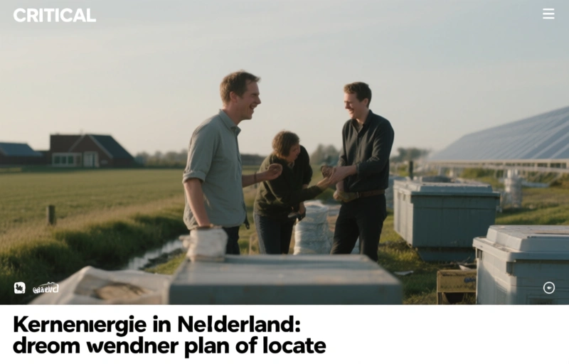 Kernenergie in Nederland: droom zonder plan of locatie