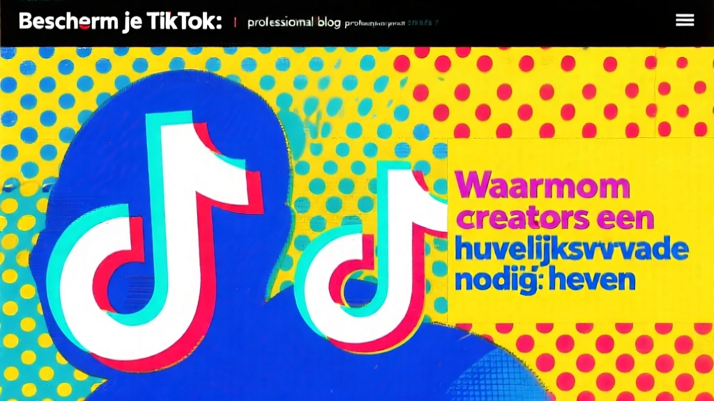Bescherm je TikTok: Waarom creators een huwelijksvoorwaarde nodig hebben