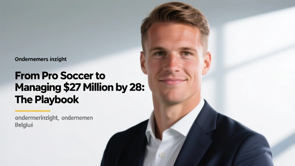 From Pro Soccer to Managing $27 Million by 28: The Playbook