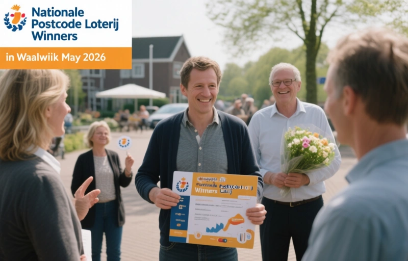 Nationale Postcode Loterij Winners in Waalwijk May 2026