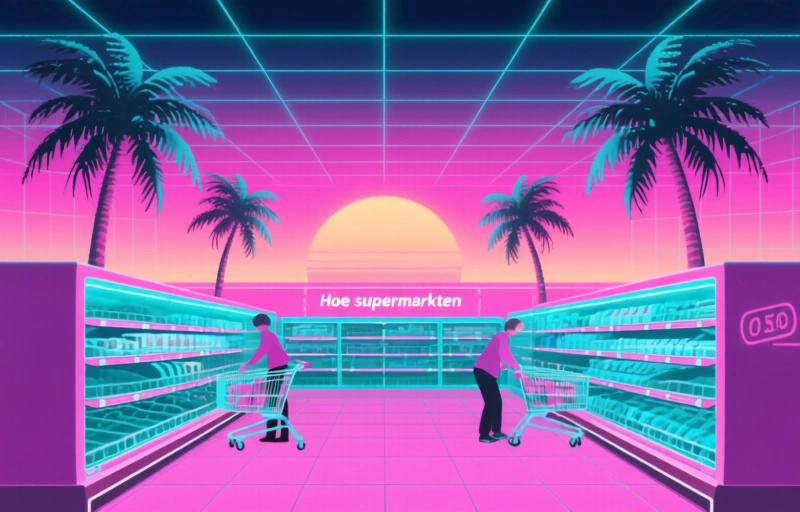 Hoe supermarkten in Worcester voorraden inslaan