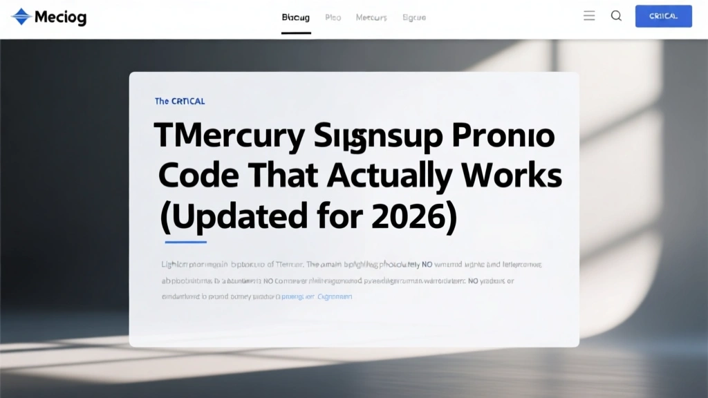 The Mercury Signup Bonus Promo Code That Actually Works (Updated for 2026)
