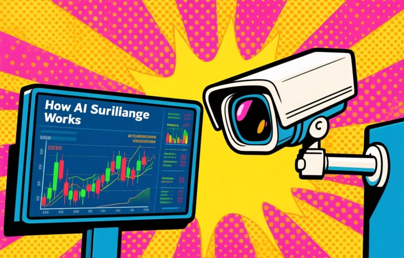 Visual representation of AI Surveillance Targets Prediction Market Fraud