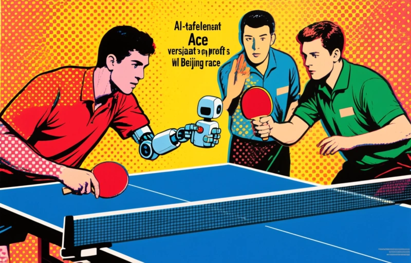 AI-tafeltennisrobot Ace verslaat profs en wint Beijing race