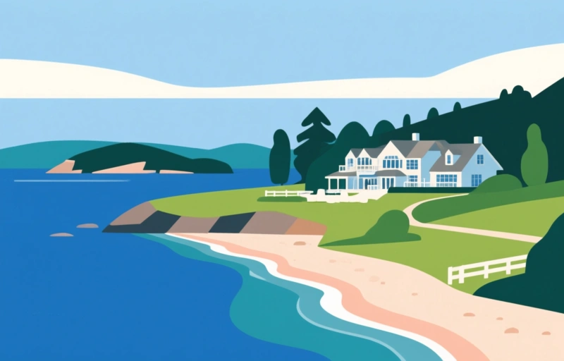 Halftide Farms: 90-Acre Waterfront Estate on San Juan Island