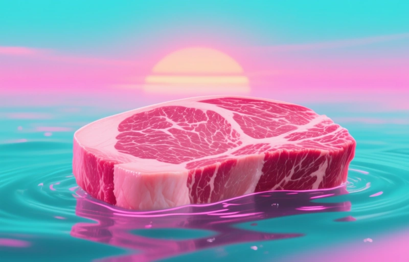 Visuele weergave van Nederlands eerste hondenvoer met kweekvlees gelanceerd