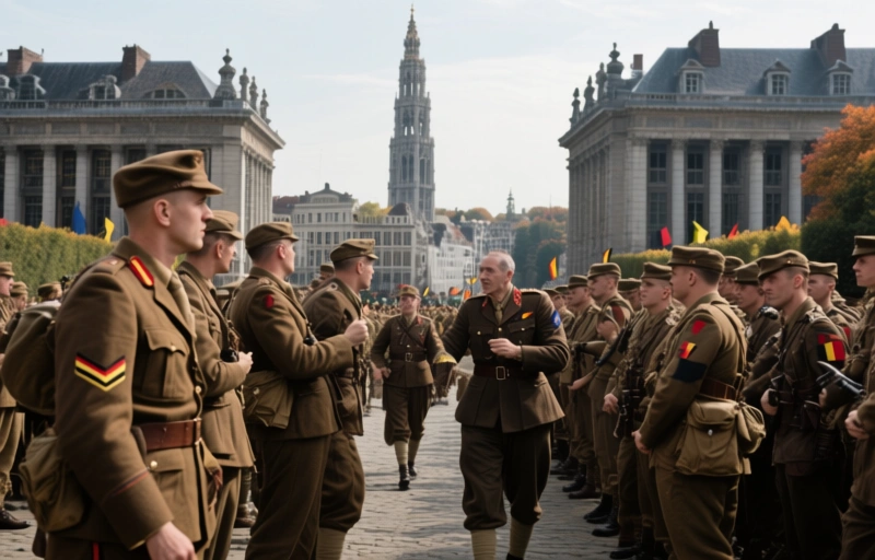 Visual representation of Belgium's Liberation 1944-45