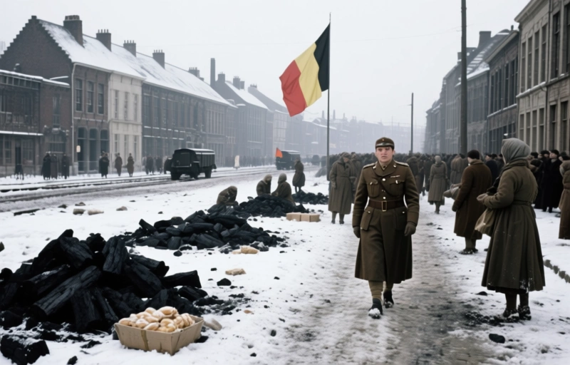 Visual representation of Belgium's Liberation 1944-45