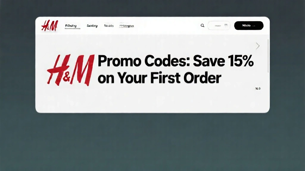 H&M Promo Codes: Save 15% on Your First Order