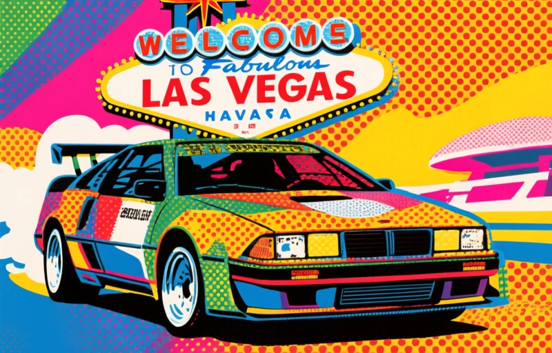 Las Vegasin Uusi Hurma: Jättiläisfutista Ralliautoilla