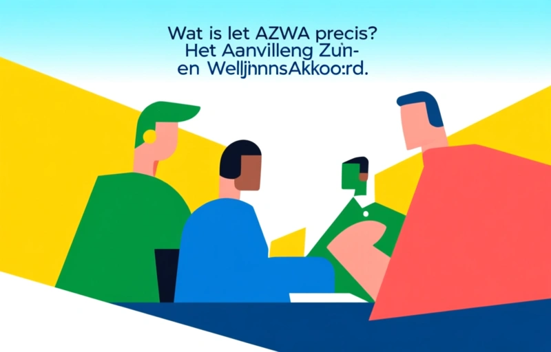 Visuele weergave van 600 miljoen AZWA-geld