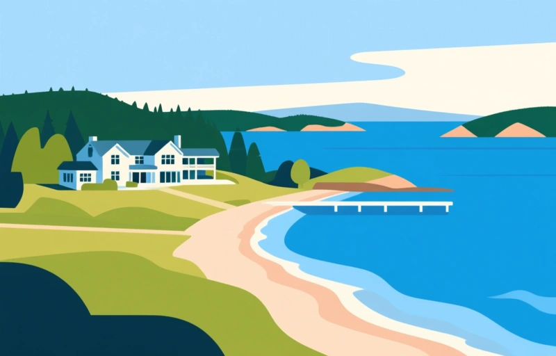 Halftide Farms: 90-Acre Waterfront Legacy on San Juan Island