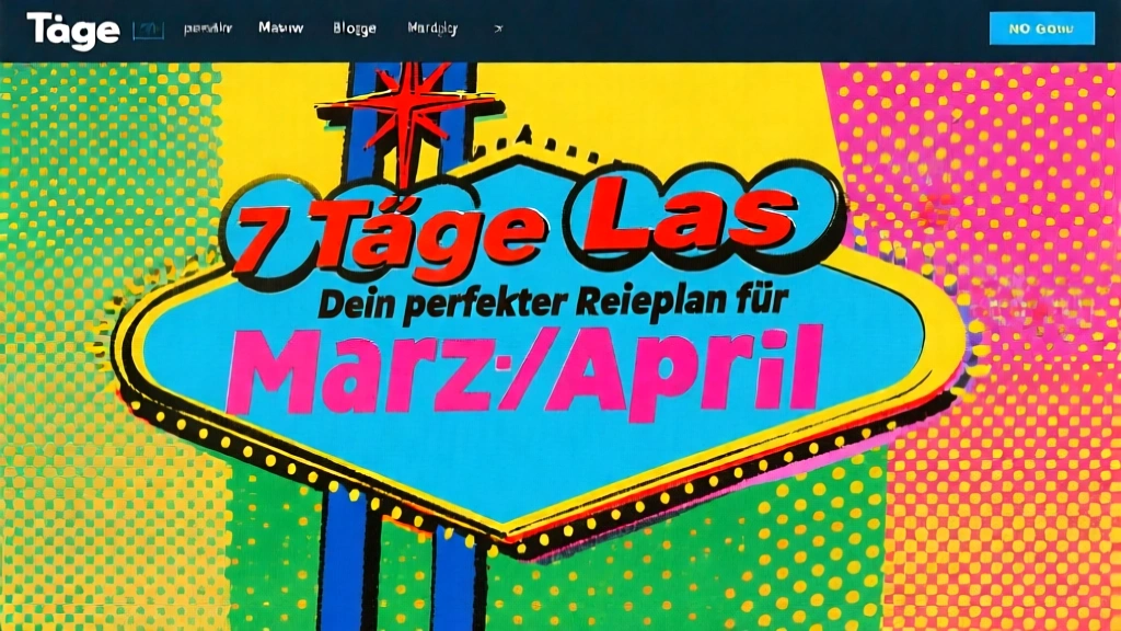 7 Tage Las Vegas: Dein perfekter Reiseplan für März/April