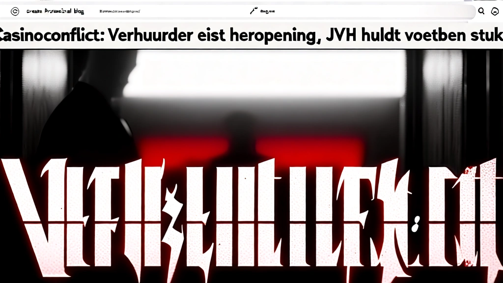 Casinoconflict: Verhuurder eist heropening, JVH houdt voet bij stuk