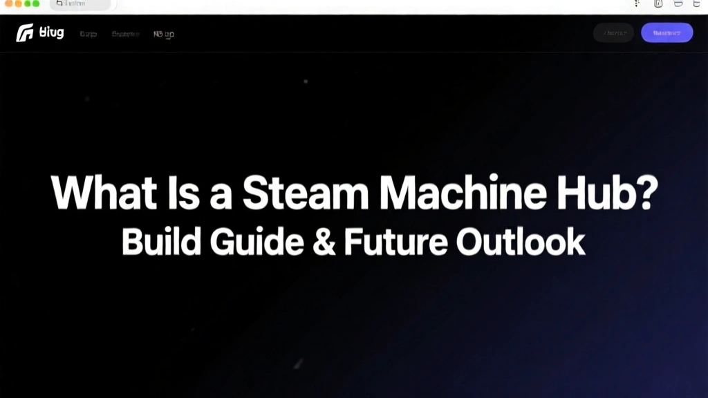 What Is a Steam Machine Hub? Build Guide & Future Outlook