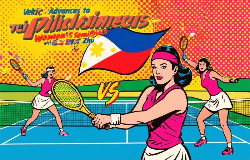 Vekic Advances to Philippine Women's Semifinals with Victory Over Zhu