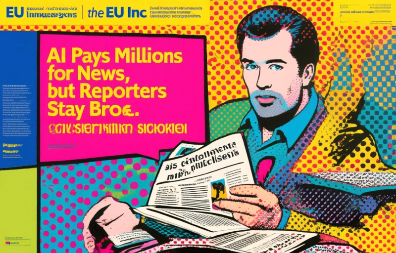 AI Pays Millions for News, but Reporters Stay Broke