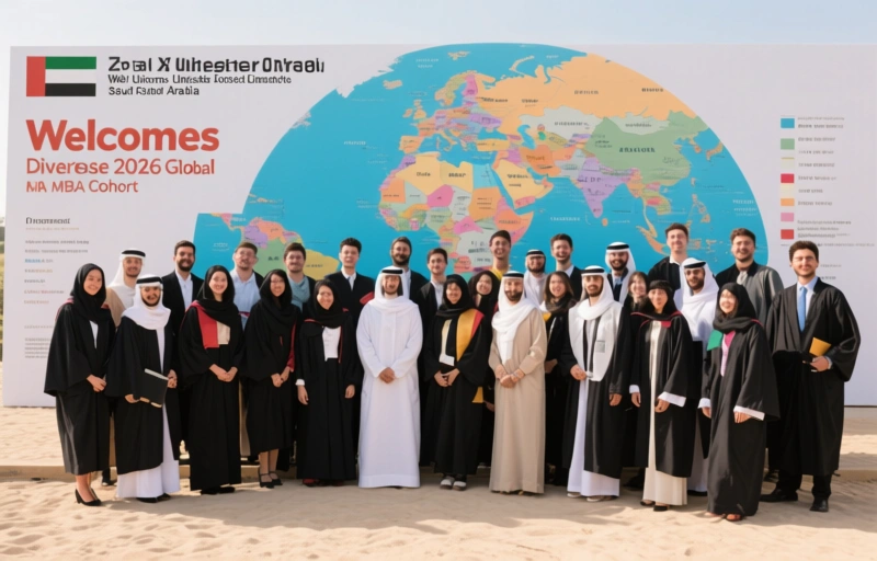 Visual representation of Manchester Dubai Welcomes Diverse 2026 Global MBA Cohort