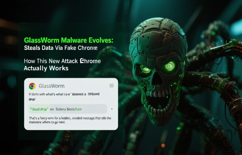 Visual representation of GlassWorm Malware Evolves