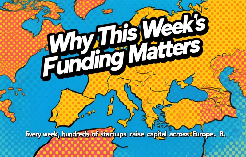 Visual representation of European Startup Funding