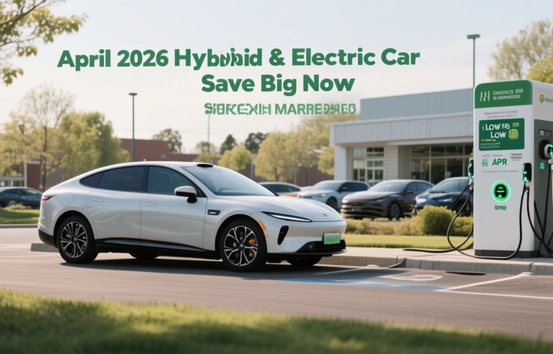 Visual representation of April 2026 Hybrid & Electric Car Deals