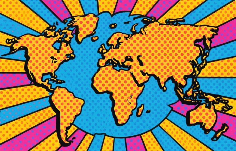 Visuele weergave van China's 'omgekeerde Firewall'