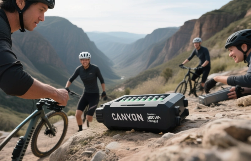 Canyon Spectral:ON 800Wh Battery Range Tested
