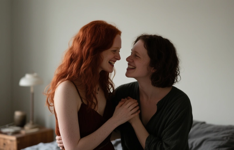 Octavia Red & Rissa May: NatĂŒrliche IntimitĂ€t im Fokus