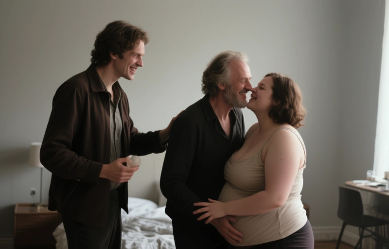 Heißer Sex mit dem Mitbewohner: Sir Peter und Cute Chubby