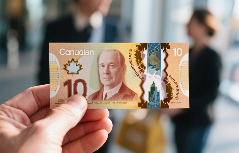 Visual representation of Canadian Dollar Holds Gains