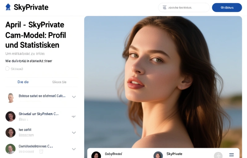 Visuelle Darstellung von April – SkyPrivate Cam-Model