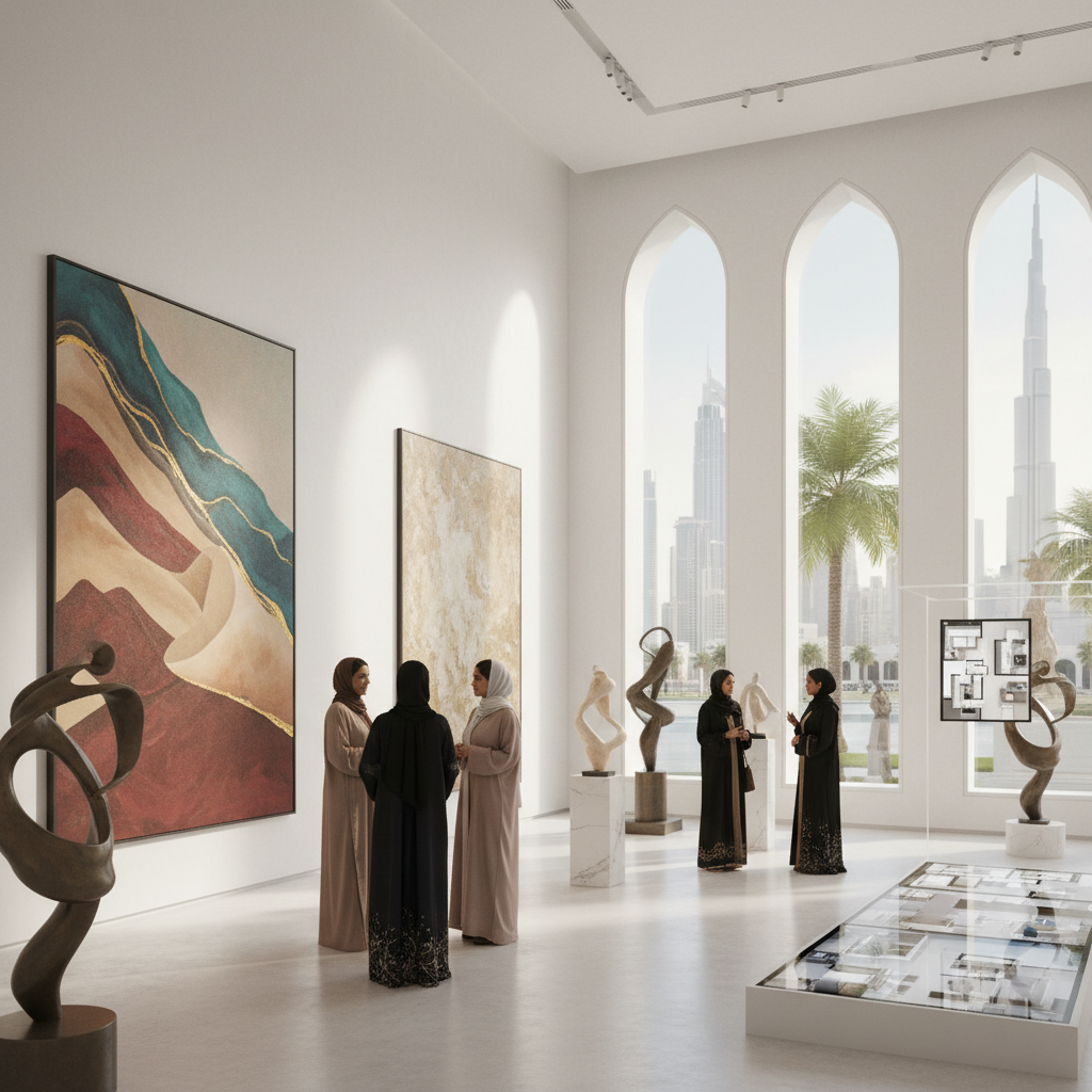 Dubai Art Showcases Emirati Female Artists