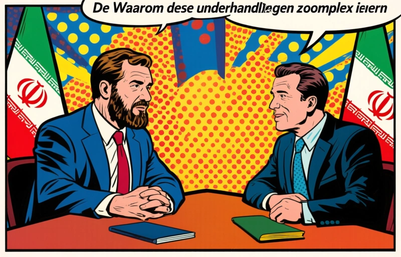 Visuele weergave van Geen Doorbraak in Iran-gesprekken