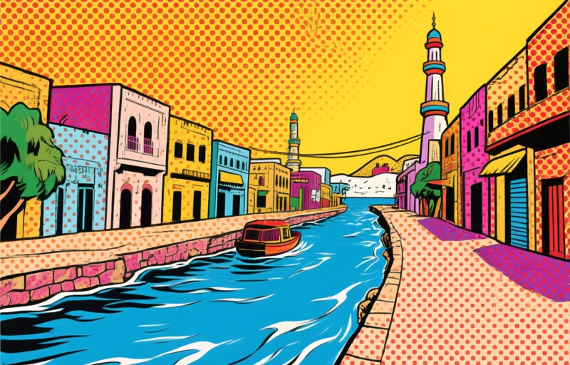 Visuele weergave van Strait of Hormuz heropening