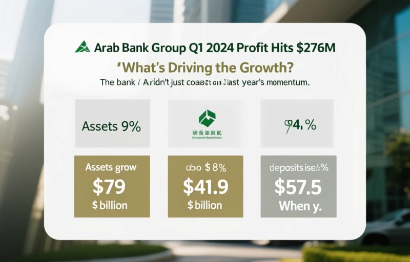 Visual representation of Arab Bank Group Q1 2026 Profit Hits $276M