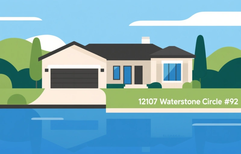 Lakefront Custom Estate at 12107 Waterstone Circle #92