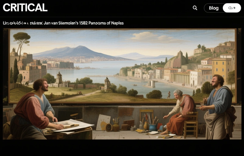 Unlocking Jan van Stinemolen's 1582 Panorama of Naples