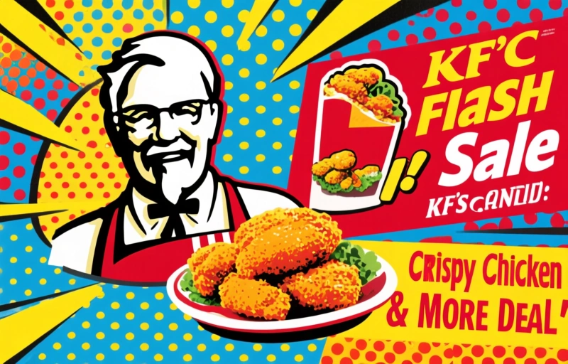 KFC's Flash Sale: Buy One Get One Crispy Chicken & More Deals