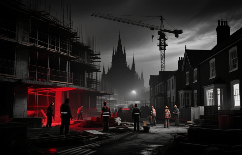 Construction Giant Halts Work to Save Cash