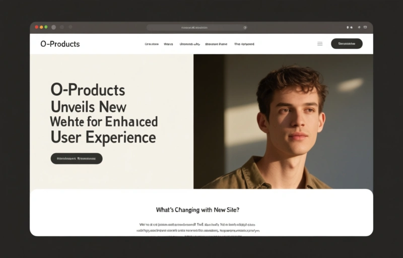 Visual representation of O-Products Unveils New Website for Enhanced User Experience
