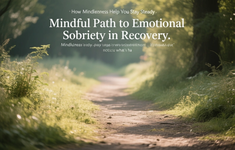 Visual representation of Mindful Path to Emotional Sobriety in Recovery
